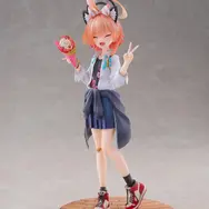 『ブルアカ』満面の笑みを浮かべる「ネル（制服）」が可愛すぎる！クレープ片手にピース、EXPO満喫のメモロビを1/7フィギュアで完全再現