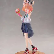 『ブルアカ』満面の笑みを浮かべる「ネル（制服）」が可愛すぎる！クレープ片手にピース、EXPO満喫のメモロビを1/7フィギュアで完全再現