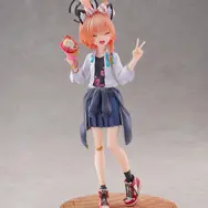 『ブルアカ』満面の笑みを浮かべる「ネル（制服）」が可愛すぎる！クレープ片手にピース、EXPO満喫のメモロビを1/7フィギュアで完全再現