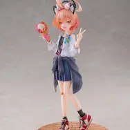 『ブルアカ』満面の笑みを浮かべる「ネル（制服）」が可愛すぎる！クレープ片手にピース、EXPO満喫のメモロビを1/7フィギュアで完全再現