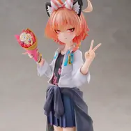 『ブルアカ』満面の笑みを浮かべる「ネル（制服）」が可愛すぎる！クレープ片手にピース、EXPO満喫のメモロビを1/7フィギュアで完全再現