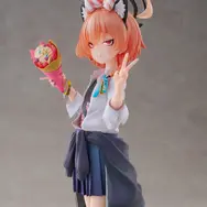 『ブルアカ』満面の笑みを浮かべる「ネル（制服）」が可愛すぎる！クレープ片手にピース、EXPO満喫のメモロビを1/7フィギュアで完全再現