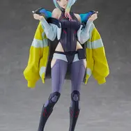 不敵な笑みが可愛い「サイバーパンク：エッジランナーズ」ルーシーのフィギュアが再販！ デイビッドのジャケットを手にした姿に、アニメの記憶が蘇る