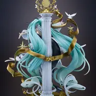 髪は過去最高クラスのボリューム！「初音ミクシンフォニー 2025」メインビジュアルが、グッスマ最高峰ラインSCで1/7スケールフィギュア化