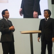 【Nintendo World 2011】岩田社長が助っ人で登場『nintendogs + cats』ステージプレゼン、新要素を訊く