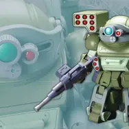 2015年に発売された「装甲騎兵ボトムズ」プラモデル「バーグラリードッグ」が再生産！各種ギミック搭載、デフォルメされたキリコが搭乗可能