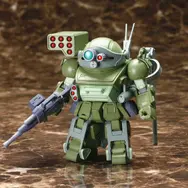 2015年に発売された「装甲騎兵ボトムズ」プラモデル「バーグラリードッグ」が再生産！各種ギミック搭載、デフォルメされたキリコが搭乗可能