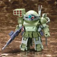 2015年に発売された「装甲騎兵ボトムズ」プラモデル「バーグラリードッグ」が再生産！各種ギミック搭載、デフォルメされたキリコが搭乗可能