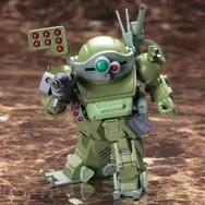 2015年に発売された「装甲騎兵ボトムズ」プラモデル「バーグラリードッグ」が再生産！各種ギミック搭載、デフォルメされたキリコが搭乗可能