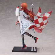 大胆にお腹魅せるレーシングガール姿！『STEINS;GATE』より「牧瀬紅莉栖」フィギュアが予約開始ー同衣装のぬいぐるみも展開
