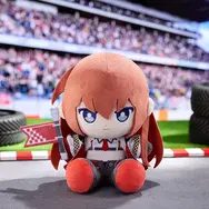 大胆にお腹魅せるレーシングガール姿！『STEINS;GATE』より「牧瀬紅莉栖」フィギュアが予約開始ー同衣装のぬいぐるみも展開