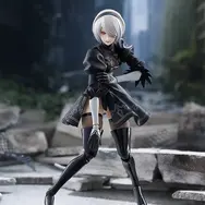 チラ見えする太もも…！アニメ『ニーア オートマタ』より「2B」の可動フィギュアが再販―ウィルス汚染顔や白の契約など付属パーツも豊富