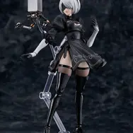 チラ見えする太もも…！アニメ『ニーア オートマタ』より「2B」の可動フィギュアが再販―ウィルス汚染顔や白の契約など付属パーツも豊富
