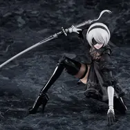 チラ見えする太もも…！アニメ『ニーア オートマタ』より「2B」の可動フィギュアが再販―ウィルス汚染顔や白の契約など付属パーツも豊富