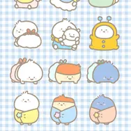 「お文具といっしょ」新作一番の全ラインナップ公開！“バブい”姿になったお文具さんたちのトートバッグ、マスコットなど盛りだくさん