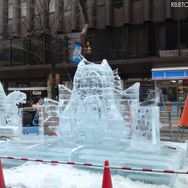 すすきの会場の氷の初音ミク すすきの会場の氷の初音ミク