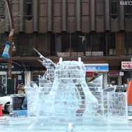 すすきの会場の氷の初音ミク すすきの会場の氷の初音ミク