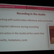 【GDC2011】多言語音声収録ミステリーツアー、5カ国のローカライズ担当者が語る効率の良い音声収録の方法論