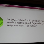 【GDC2011】毎日1億回以上遊ばれる不朽の名作パズル『Bejeweled』の10年を振り返るポストモーテム