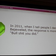 【GDC2011】毎日1億回以上遊ばれる不朽の名作パズル『Bejeweled』の10年を振り返るポストモーテム