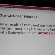 【GDC2011】毎日1億回以上遊ばれる不朽の名作パズル『Bejeweled』の10年を振り返るポストモーテム