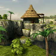 『PC原人』をモチーフにした「PC原人式住居」がPlayStation Homeに登場