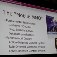 【GDC2011】本格的なMMORPGをスマートフォンで実現するための進化させるゲームデザイン