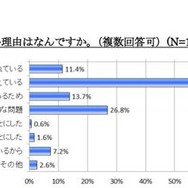 5〜7歳の子どものケータイ所持率は24.6%、半数以上が月額2,000円未満 ケータイを持たせていない理由はなんですか(複数回答可)