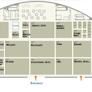 E3 2011のフロアマップが公開、各メーカーのブース配置も明らかに