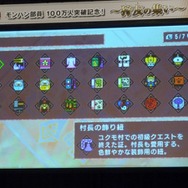 「モンハン部」100万人突破記念イベント「~狩友の集い~」レポート ― 井上聡さんのプレイデータも披露