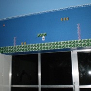 バスルームを『スーパーマリオブラザーズ』風に改装