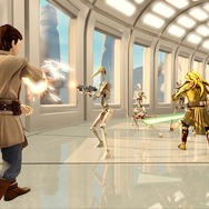 Kinect Star Warsは全身でプレイ