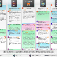 番組表 ジャンルハイライト