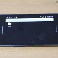 接続完了。ノートPCで表示させたものと同じフォルダが見える