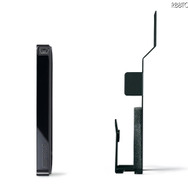 テレビの背面へ取り付けてもかさばらない