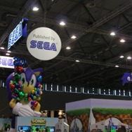 【gamescom 2011】20周年ソニック一色のセガブース、過去のグッズも展示