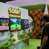 【gamescom 2011】20周年ソニック一色のセガブース、過去のグッズも展示