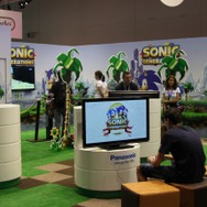 【gamescom 2011】20周年ソニック一色のセガブース、過去のグッズも展示