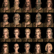 『The Elder Scrolls V: Skyrim』の全200種類に及ぶサンプルフェイスが公開