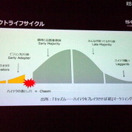 タブレットはまだアーリーアダプターのものでキャズムを超えていないという