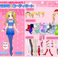 『くるくる◇プリンセス 〜夢のホワイトカルテット〜』公式サイトが華やかなクリスマスバージョンに