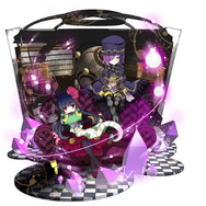 グリュネ・ハンターズギルド　（右）ギルドマスター：ナジル・ネル （左）コーディネーター：ヒナ