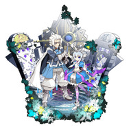 シルベリー・ハンターズギルド　（左）ギルドマスター：クルト・ハイベルク （右）コーディネーター：ルルハ・アルデベルデ