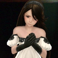 真っ正面から。キャラクターも正面を向いてます