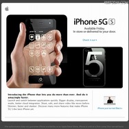 これが新型iPhone?と、一瞬興味をいだかせる画像だが