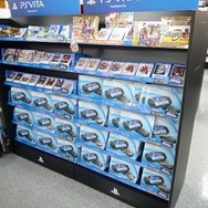 PSVitaの棚が設置されていました