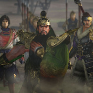 真田幸村と前田利家を従え余裕の表情を見せる関羽