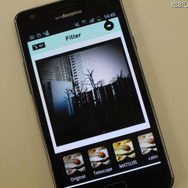 写真加工としては、6種類のフィルターが用意されている