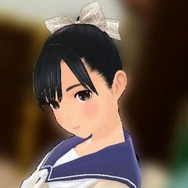 振り向きの愛花さん