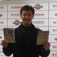 岡島選手が子供達と『実況パワフルメジャーリーグ2 Wii』で対決!